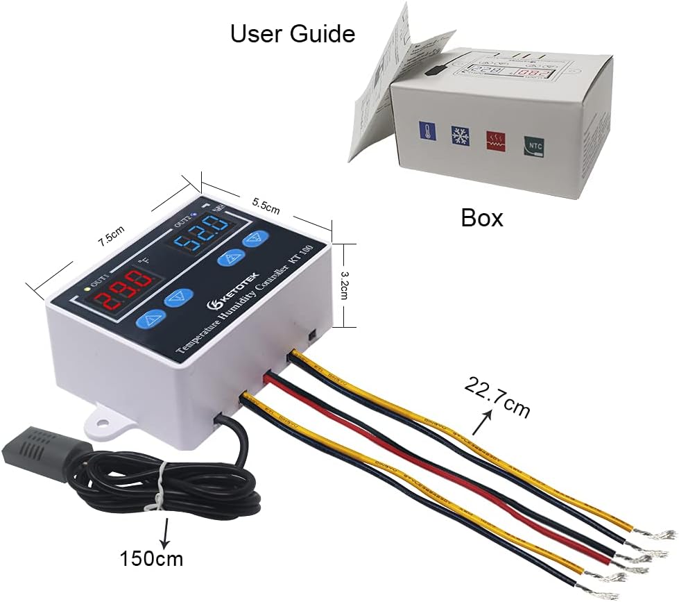 Digital Thermostat Module 120V 110V 10A Fahrenheit Display P8464