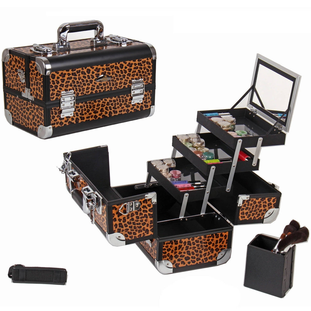 Leopards Texture Train Case N261
