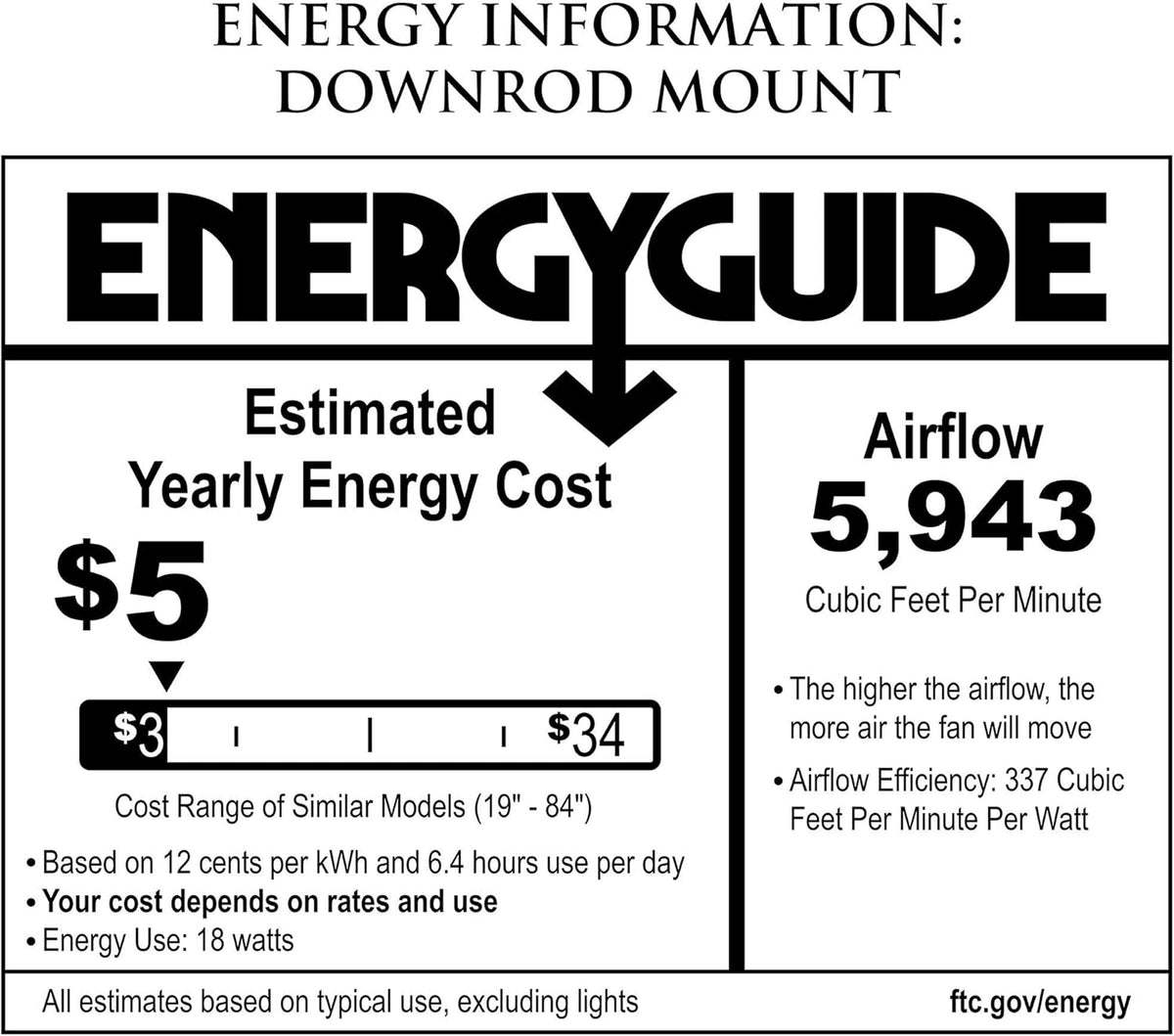 Brushed Steel 60 Ceiling Fan with LED Light and Remote Control O564