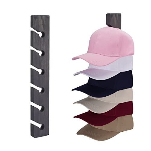Gray Wooden Hat Rack (2 Pack) E7632