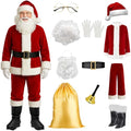 11 Pc Santa Claus Costume Suit F295531