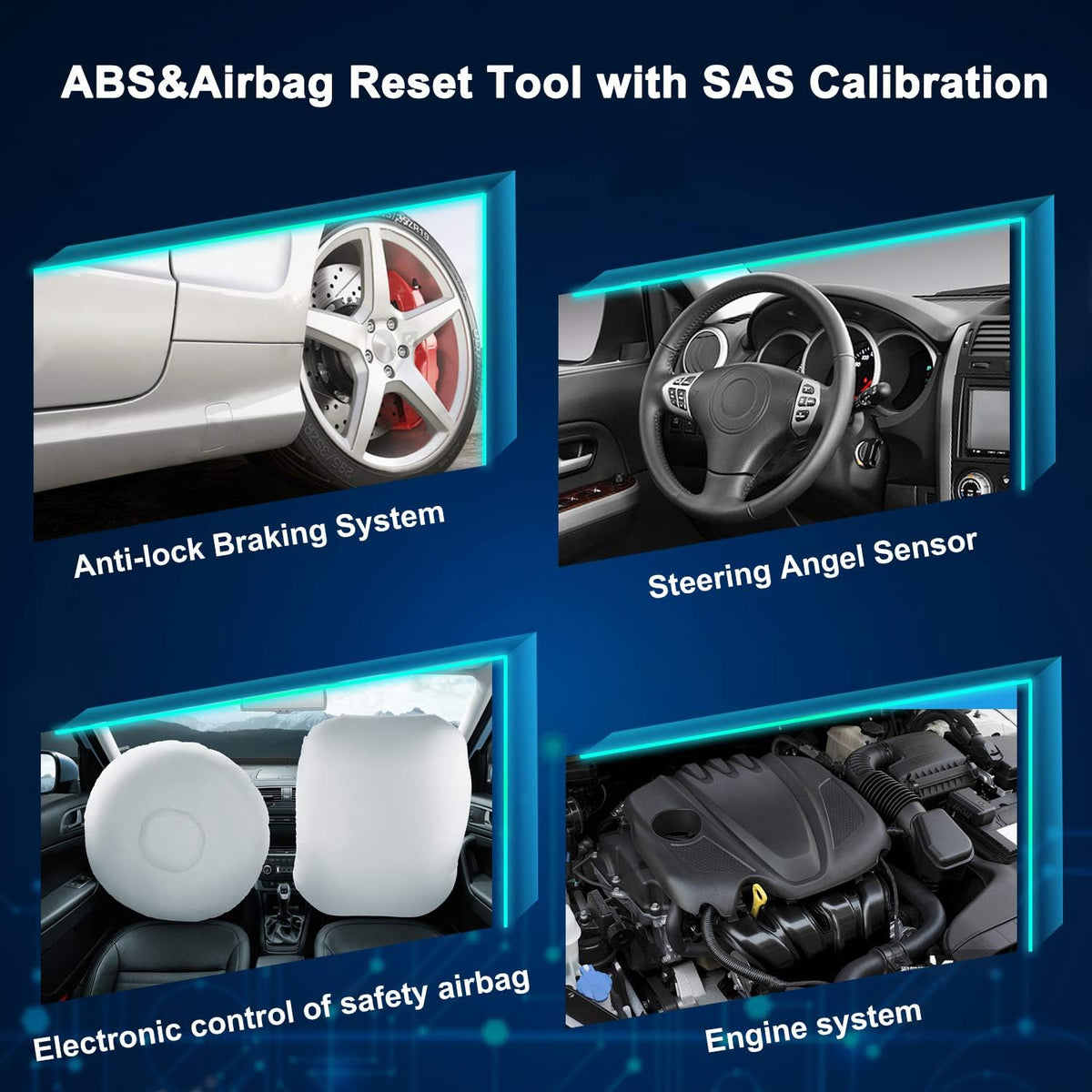 OBD2 Scanner ABS SRS Bidirectional Scan Tool W287175