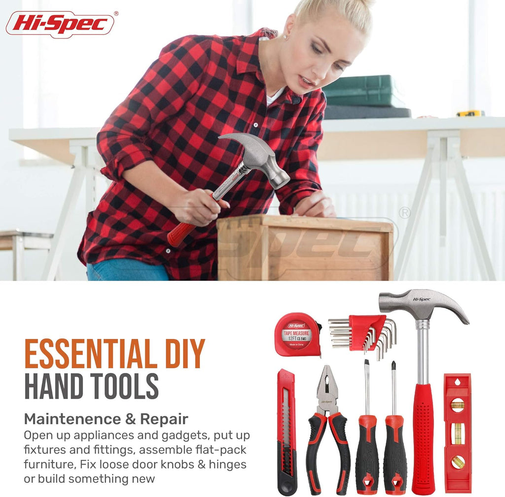 8V Electric Power Drill Driver & Home DIY Tool Kit Set W216428