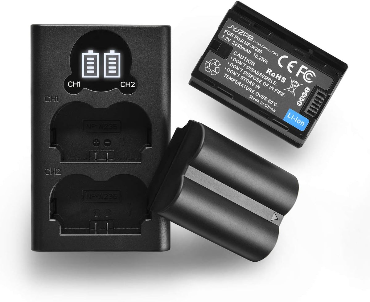 Rechargeable Li-Ion Camera Battery 2-Pack with Battery Charger L786609