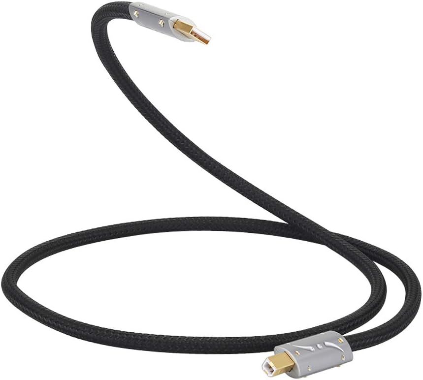 Silver Plated OFC USB Audio Cable 3.3FT/1M R7344