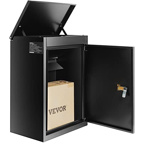 Extra Large Galvanized Steel Lockable Parcel Drop Box K243637