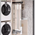 Multifunctional Slide Broom And Mop Organizer/storage, Hanging Garage Storage Rack (36cm/14.17inch) K59747