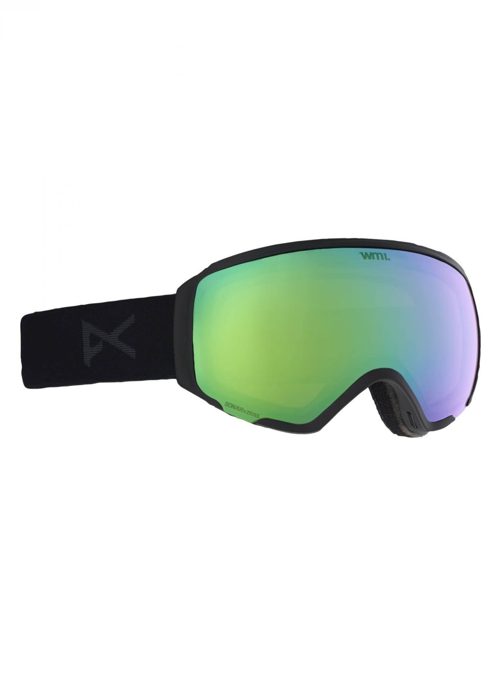 Sonar Green Ski Goggles L7488