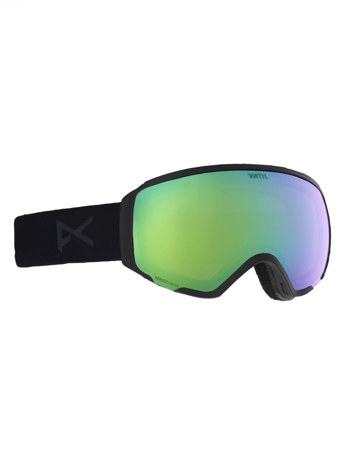 Sonar Green Ski Goggles L7488