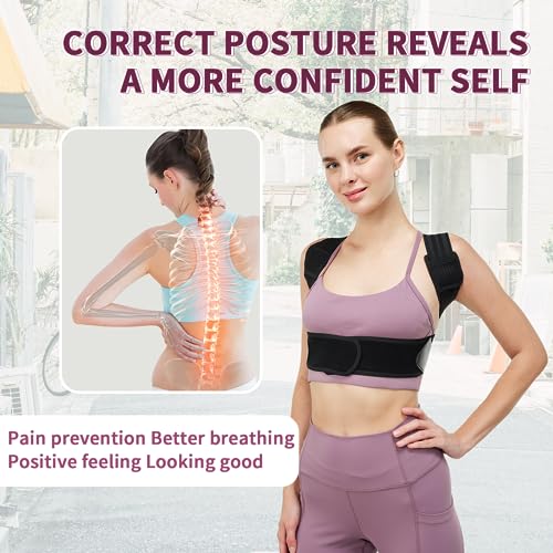 Adjustable Upper Back Brace Posture Corrector (XL) E400999