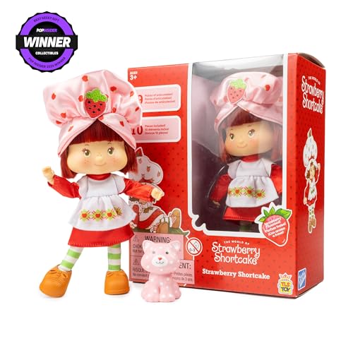 Strawberry Shortcake 5.5-inch Poseable Sweet Scented Fashion Doll with 4 Surprise Reveal Accessories Z405887