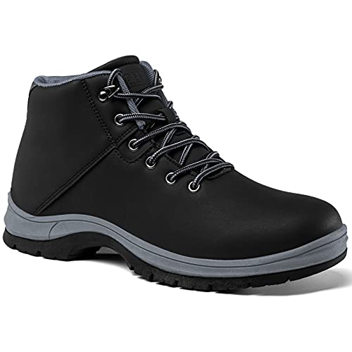 Mens Lightweight Water Resistant Mid Ankle Hiking Boots D8155