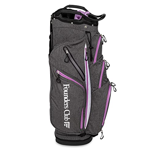 15 Way Full Length Divider Golf Push Cart Bag with Rain Cover E2014