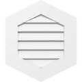 Vertical Peaked Surface Mount PVC Gable Vent B6727