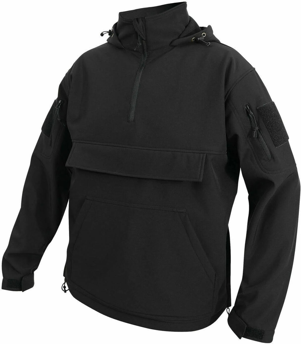 Black Soft Shell Anorak Y257387