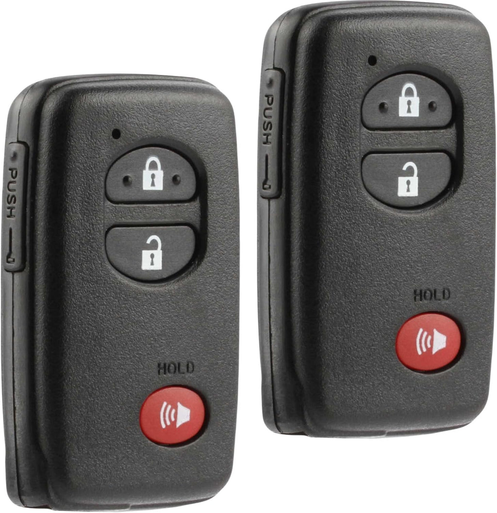 Key Fob Keyless Entry Remote Shell Case & Pad Set of 2 I217800