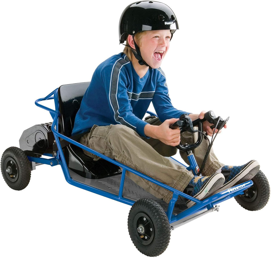 Blue Electric Steel Frame Kart Dune Buggy T38549