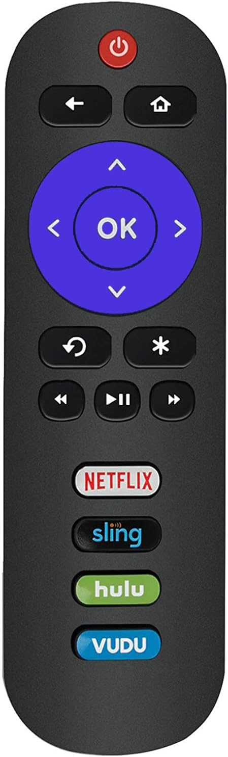Replacement Remote Control for JVC Roku TV W7466