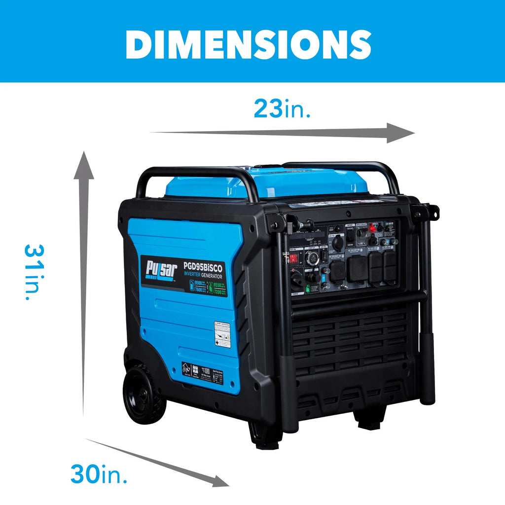 9,500 Watt Dual Fuel Inverter Generator Q80479