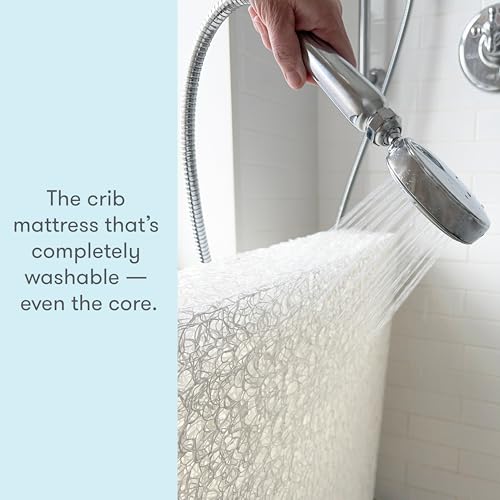 White Waterproof Crib Mattress and Toddler Bed B401353
