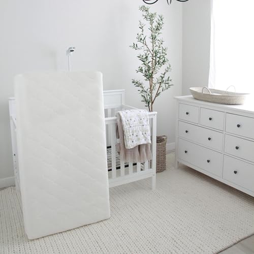 White Waterproof Crib Mattress and Toddler Bed B401353