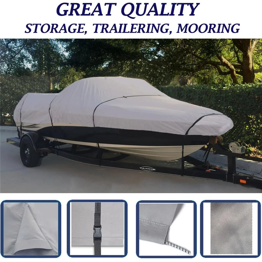 Boat Cover for Smoker Craft Pro Angler 172 2004-2014 W3709
