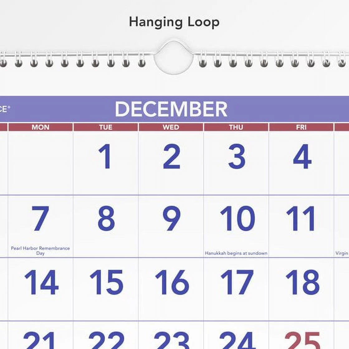 14-Month Vertical Wall Calendar, 12" x 27" G197497
