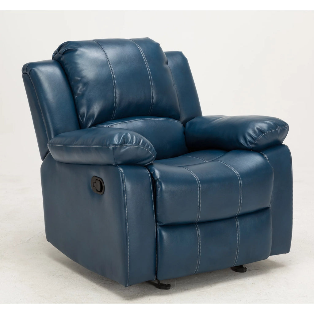 Leather Gel Glider Rocker Recliner A867