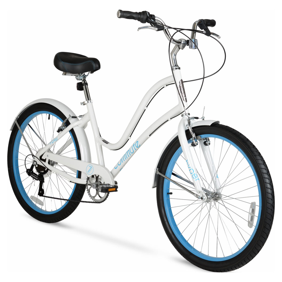 White 26" Commuter Bike J3994