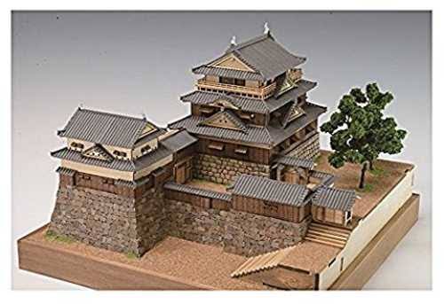 1/150 Matsuyama Castle Wooden Model Assembly Kit Z3827