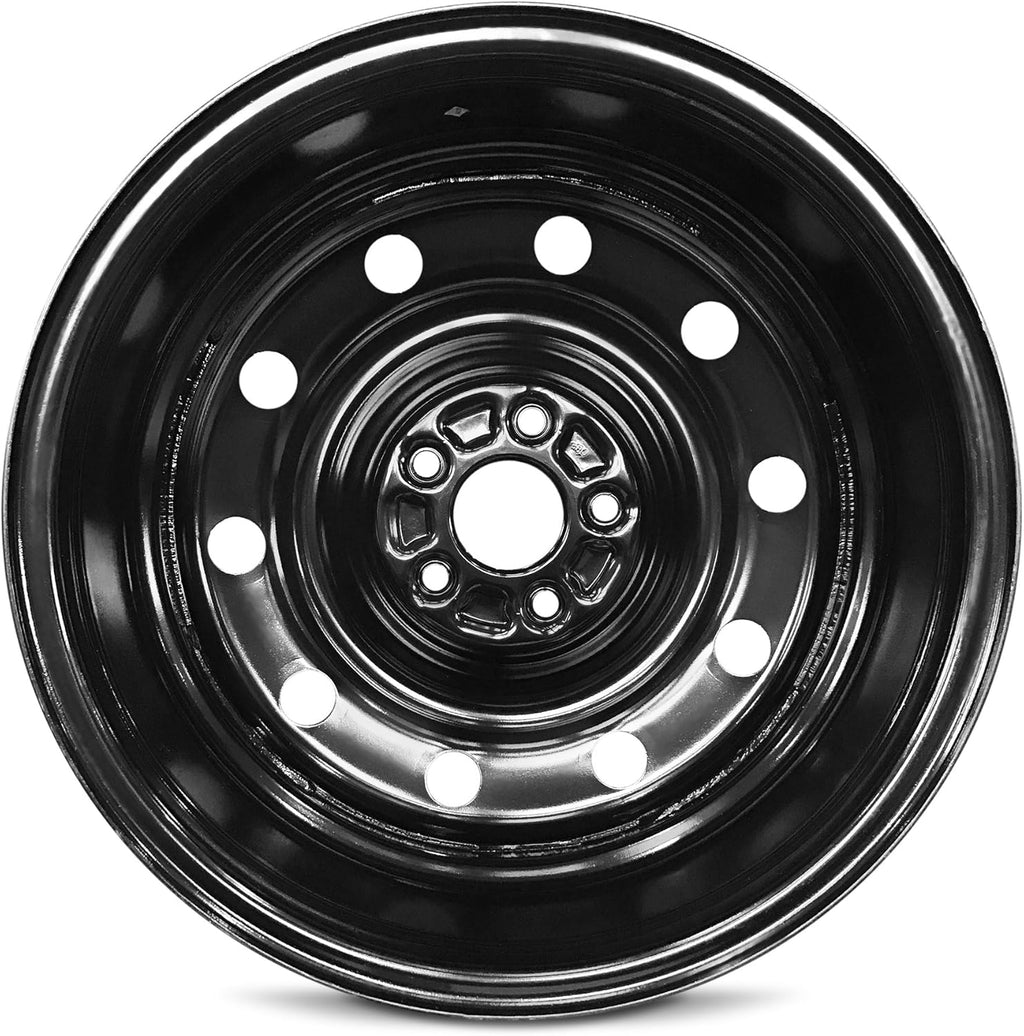 17 Inch 5 Lug Black Steel Rim E776