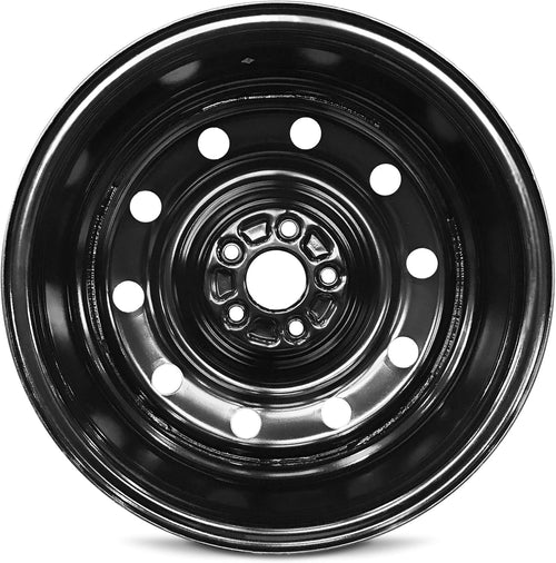 17 Inch 5 Lug Black Steel Rim E776
