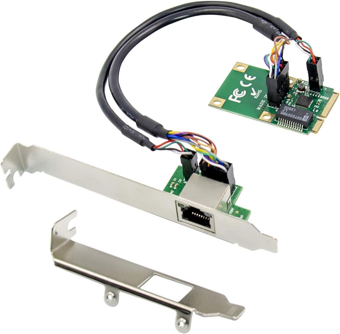 Mini PCI-E Dual Port Gigabit LAN Card Pack of 2 X257