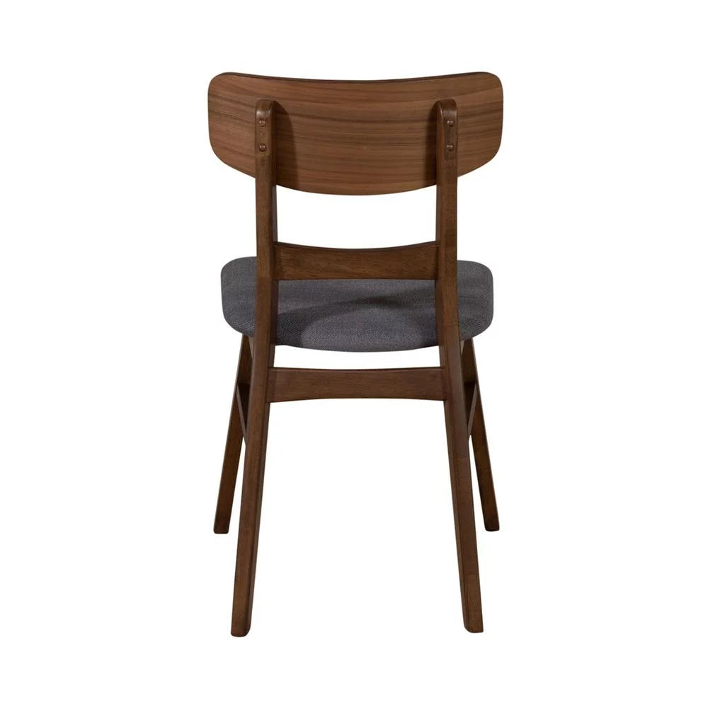 Grey Panel Back Side Chair S6838
