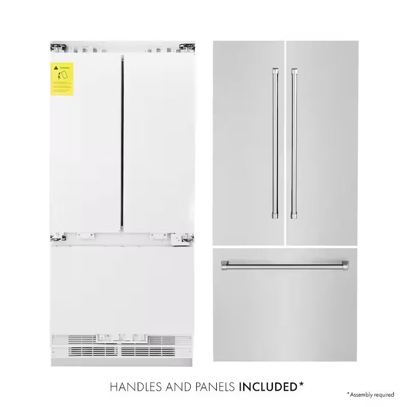 36 in. 3-Door French Door Refrigerator with Internal Water and Ice Dispenser in Stainless Steel V98936