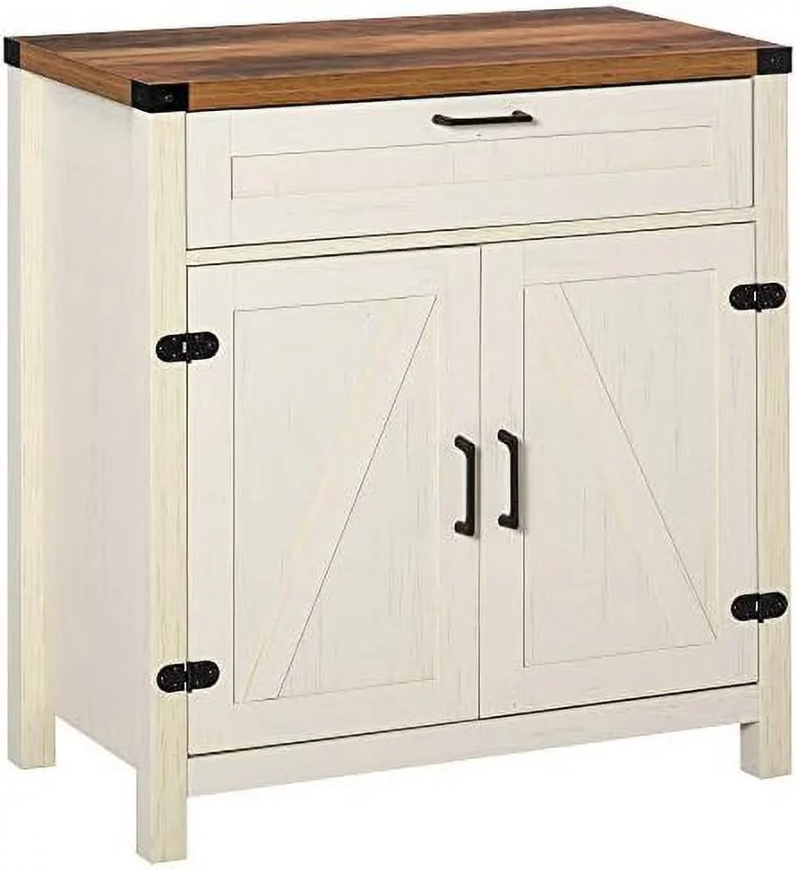 Farmhouse Wooden Accent Cabinet with Drawer M316647
