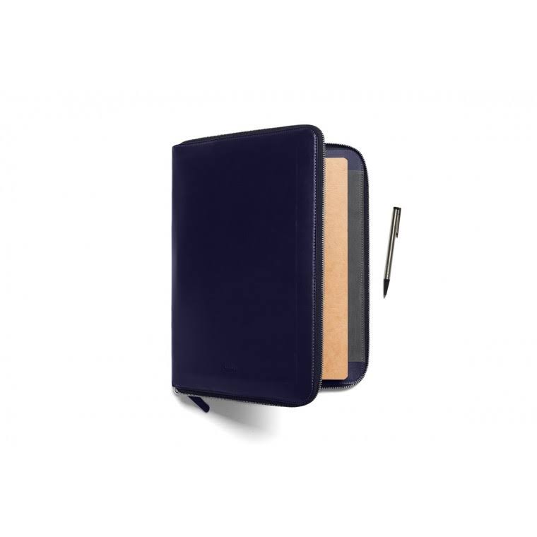 Navy A4 Leather Compendium I811150