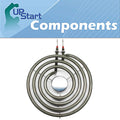 6 inch 4 Turns Surface Burner Element for Range, Stove & Cooktop J599474