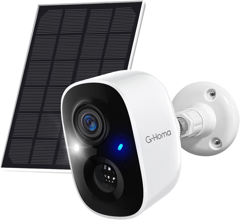 Solar Security Camera with Color Night Vision, Wireless Battery Powered 1080P Outdoor Video Camera with Two-Way Audio H71635