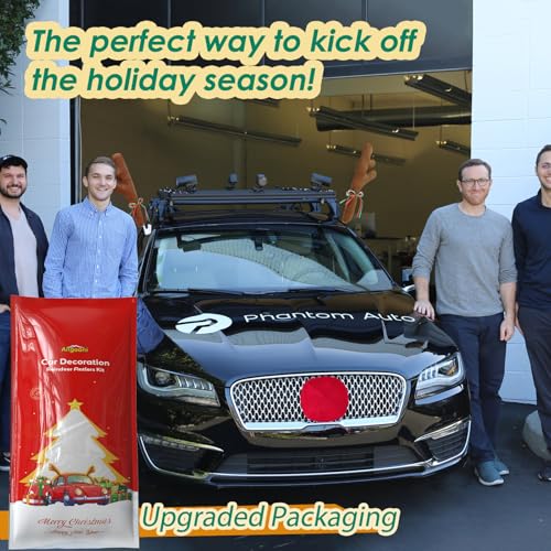 Car Reindeer Antler Kit with Tail Nose T89508