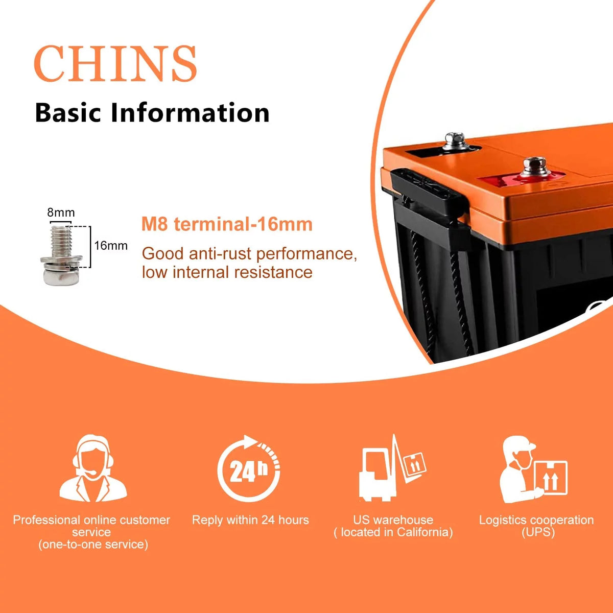 12.8V 100Ah LiFePO4 Battery B556332