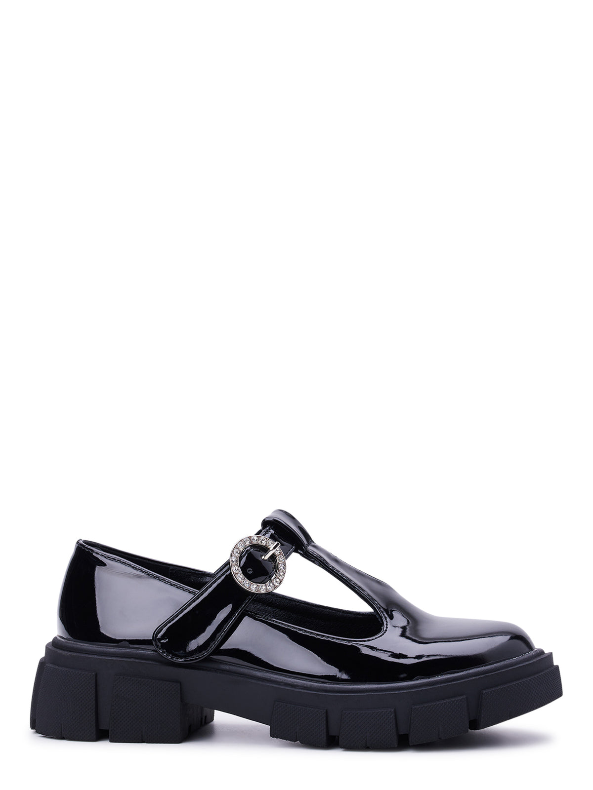 Girls Platform T-Strap Mary Janes X952