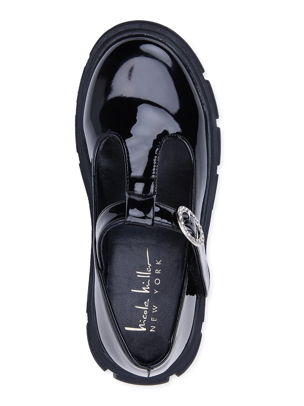 Girls Platform T-Strap Mary Janes X952