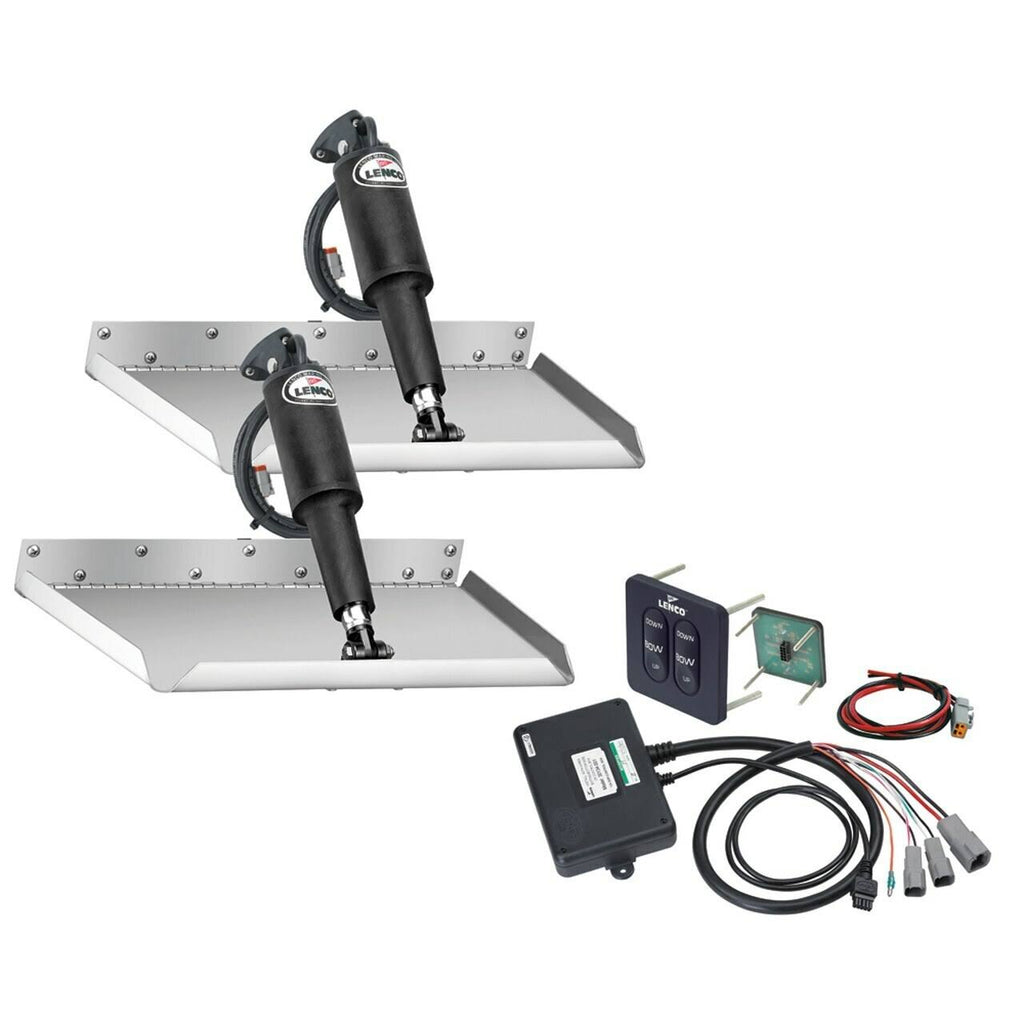 12x22 Edgemount Trim Tab Kit with Standard Tactile Switch Kit 12V W416