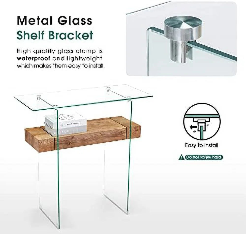 Narrow Glass Console Table X201235
