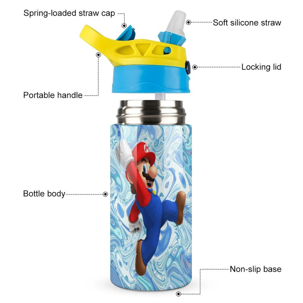 Insulated Stainless Steel Water Bottle With Straw S915