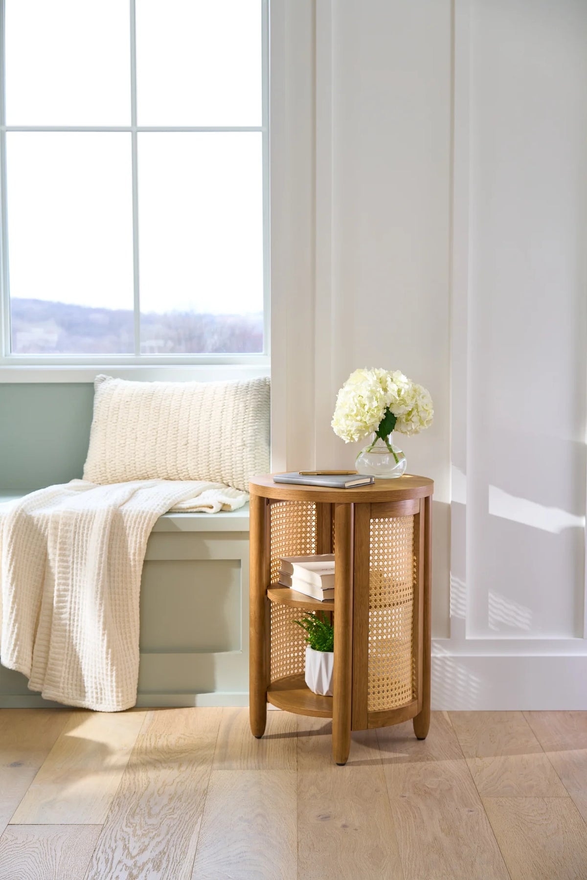 Side Table, Light Honey Finish J50647