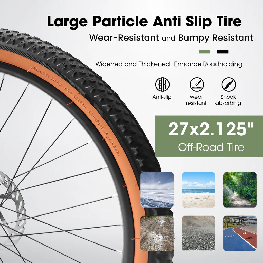Mountain Bike 21-Speed Carbon Steel Frame 27.5 Inch Wheels A6282