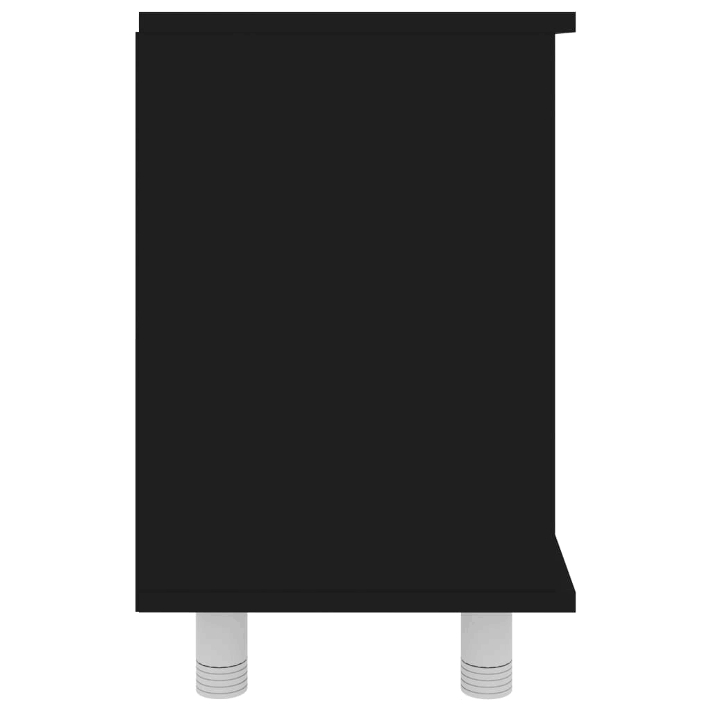 Black Chipboard Bathroom Cabinet G37325