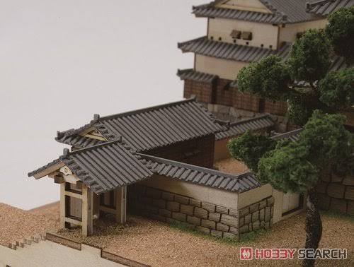 1/150 Matsuyama Castle Wooden Model Assembly Kit Z3827